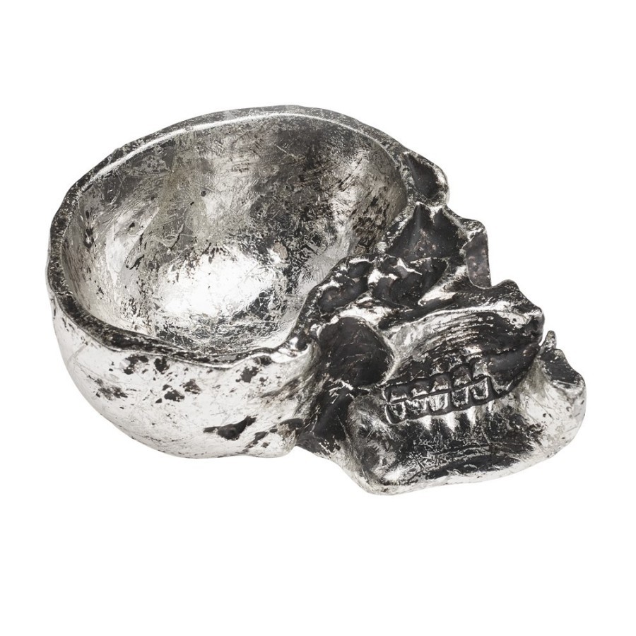 Alchemy Gothic Half Skull Trinket Dish (V60)