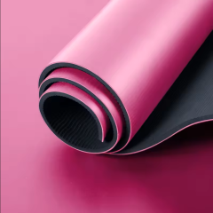 New dry/ wet anti slip PU top TPE yoga mat eco friendly