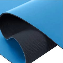 New dry/ wet anti slip PU top TPE yoga mat eco friendly