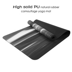Durable high solid pu camouflage natural rubber yoga mat