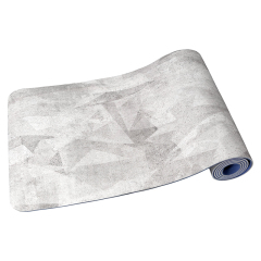New digital printing dry wet anti slip pu tpe yoga mat dynamic rebound