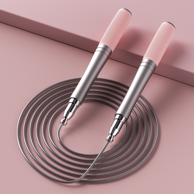 Professional-level innovative self-locking racing comfortable silicone handle skipping rope
