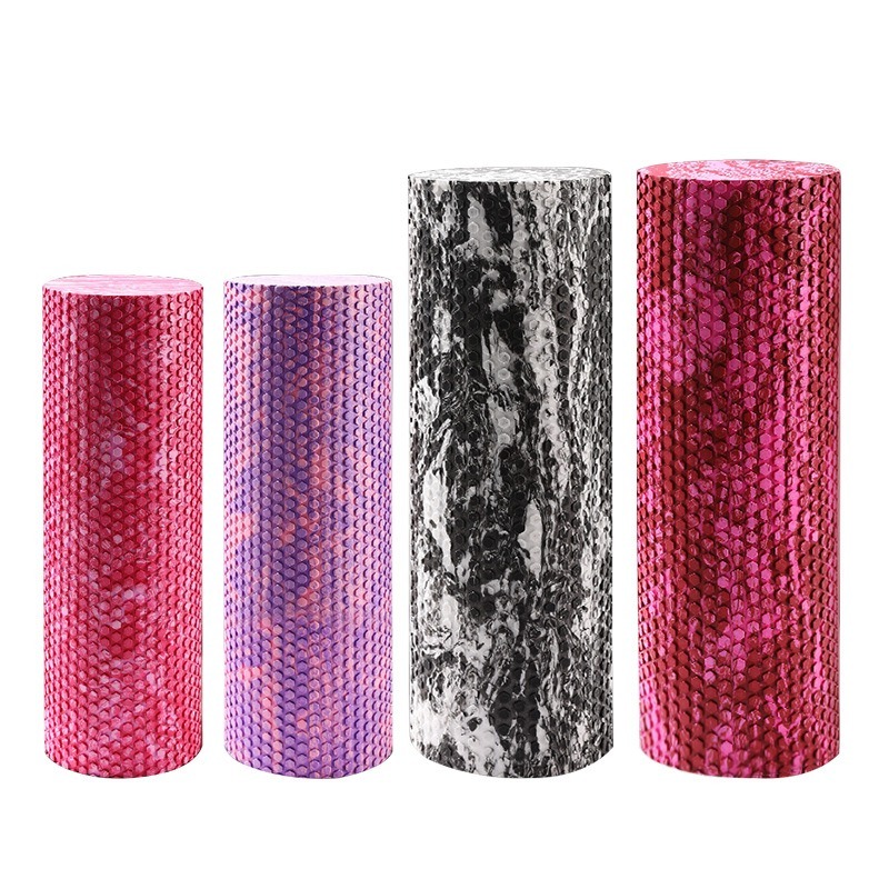 New Camouflage Multi Sizes Hex Floating Points EVA Foam Rollers Solid Massage Rollers