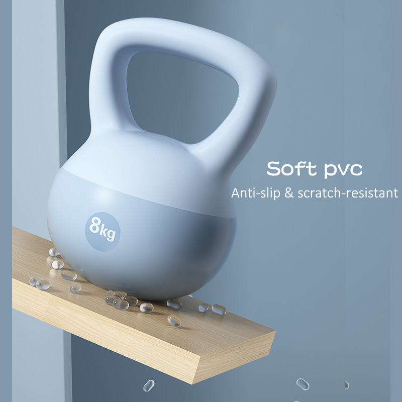 Hot Home Gym Bodybuilding Colorful Soft PVC Kettlebell Sand Kettlebell Kg