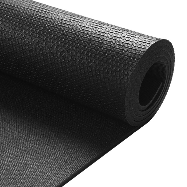 Double-layer anti-slip eco-friendly high density pvc yoga mat dynamic rebound