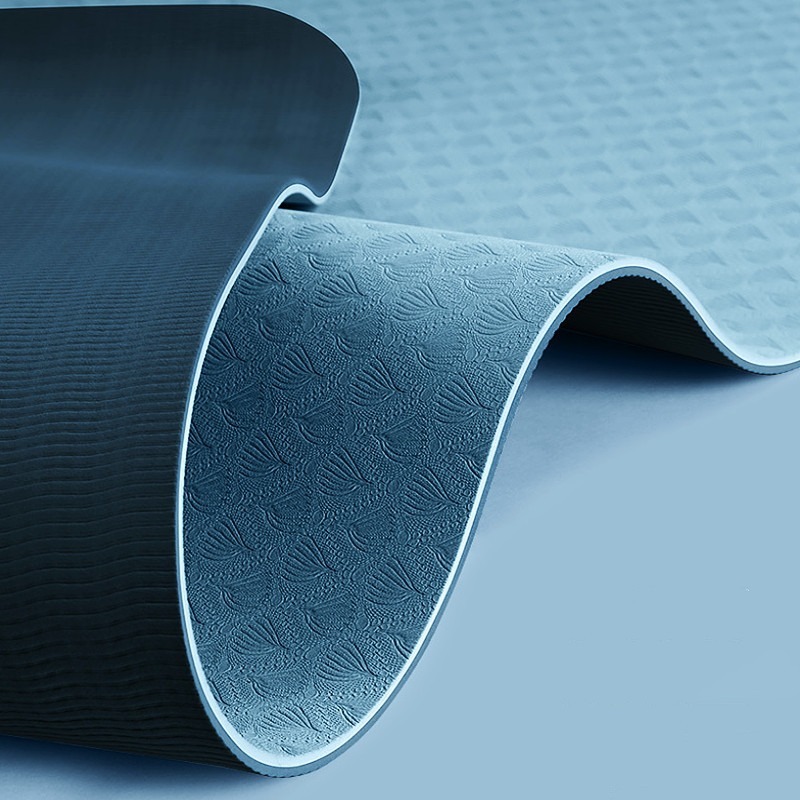 Factory Direct Custom Printing Quality Non Slip TPE Yoga Mat Double Layer