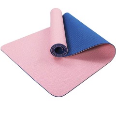 Factory Direct Custom Printing Quality Non Slip TPE Yoga Mat Double Layer