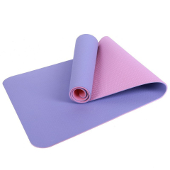 Factory Direct Custom Printing Quality Non Slip TPE Yoga Mat Double Layer