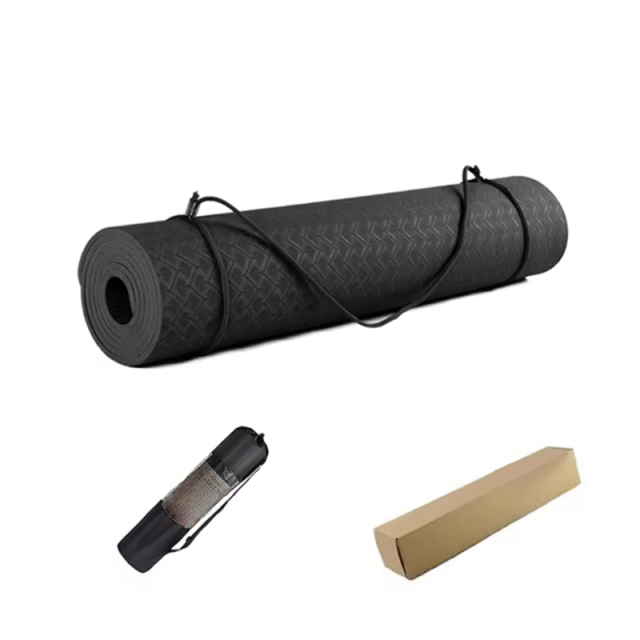 Factory Price Custom Printing Quality Anti Slip TPE Yoga Mat Single Layer