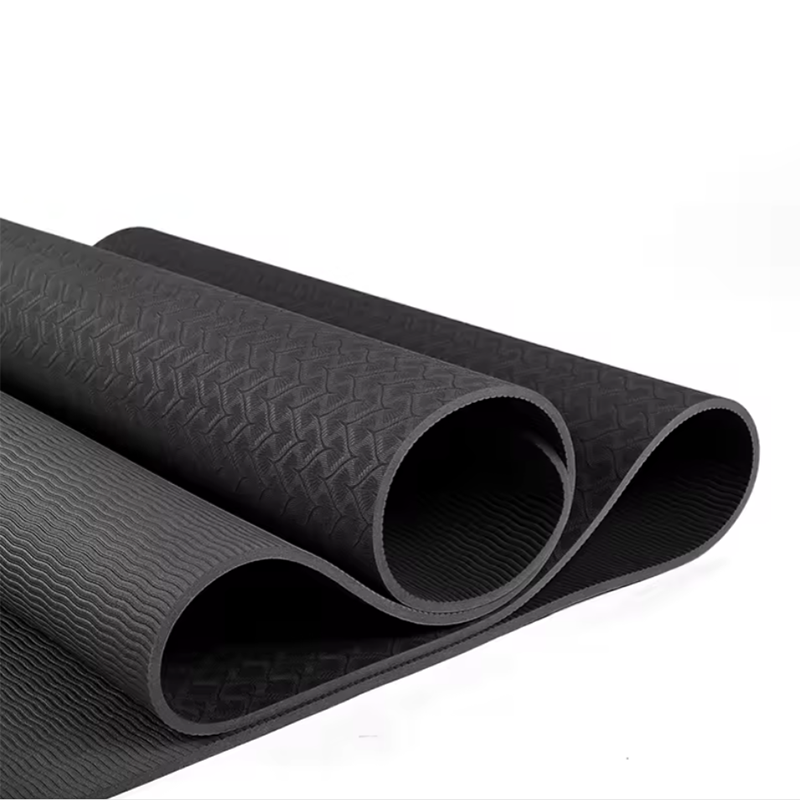 Factory Price Custom Printing Quality Anti Slip TPE Yoga Mat Single Layer