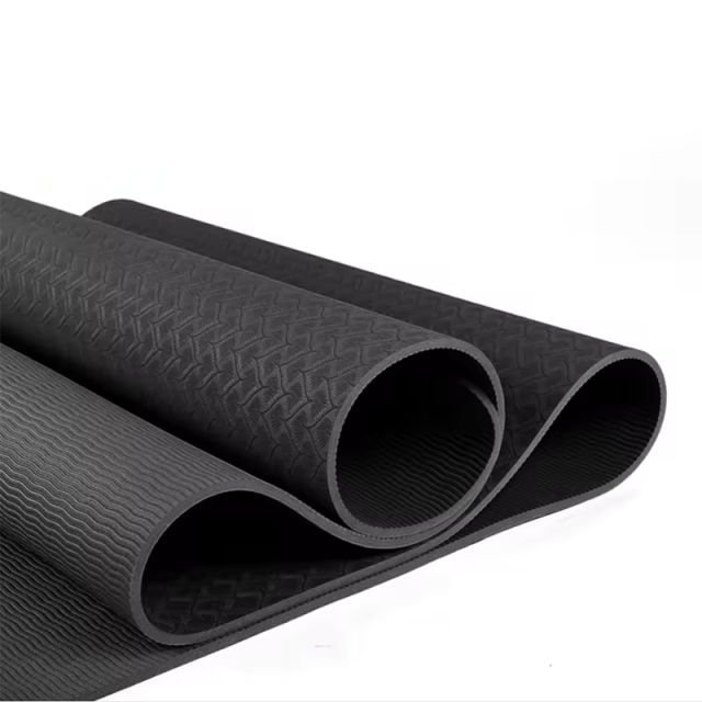 Factory Price Custom Printing Quality Anti Slip TPE Yoga Mat Single Layer