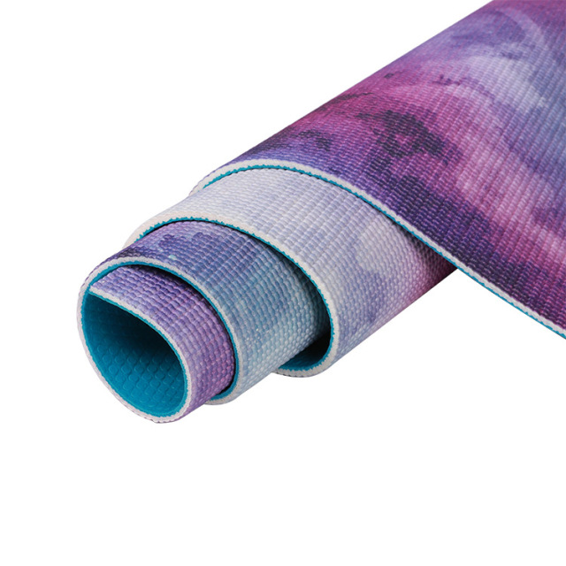 Custom Colorful Printed Sticky PVC Yoga Mat Ultimate Cushion