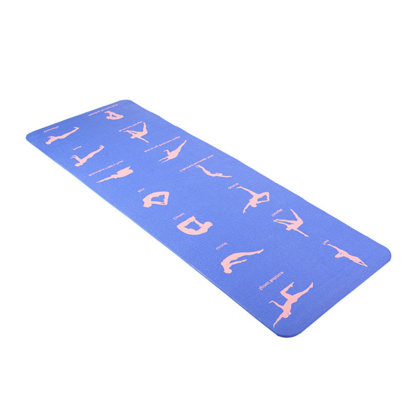 Factory Color Printing Non-Slip Soft Rebound Anti-Tear PVC Yoga Mat