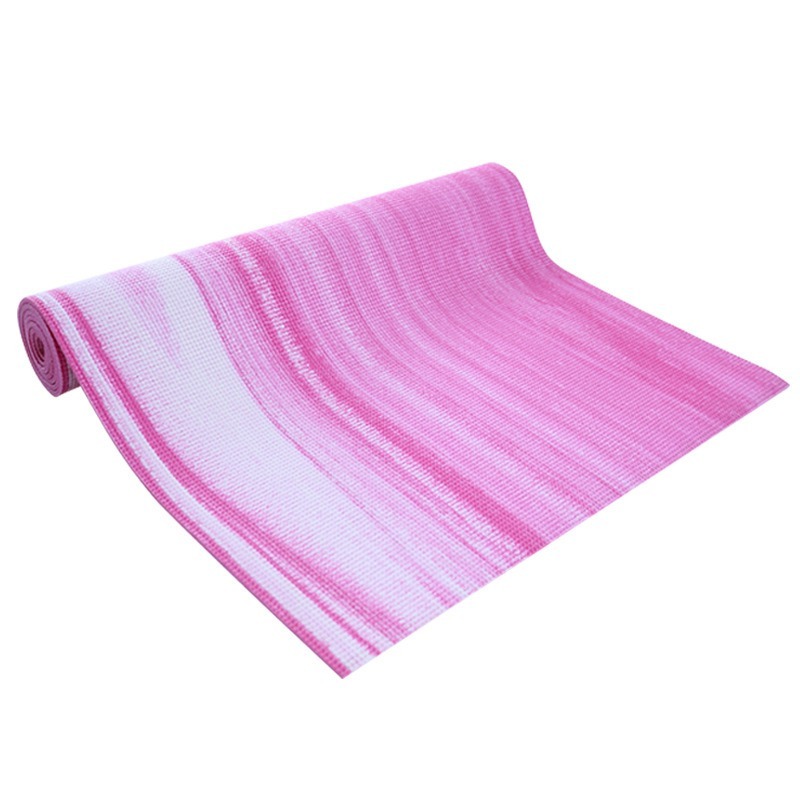 New Colorful Rainbow Non-Slip Cushioning Good Grip PVC Yoga Mat