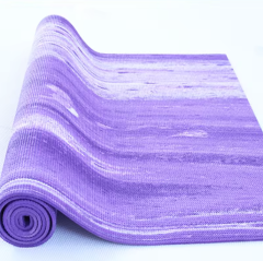 New Colorful Rainbow Non-Slip Cushioning Good Grip PVC Yoga Mat