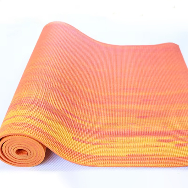 New Colorful Rainbow Non-Slip Cushioning Good Grip PVC Yoga Mat