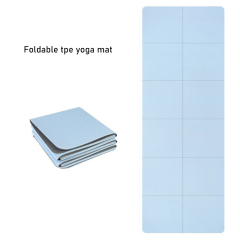 Eco Friendly Foldable Non-Slip Dynamic Rebound Grippy TPE Yoga Mat