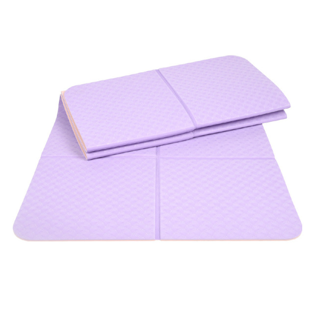 Eco Friendly Foldable Non-Slip Dynamic Rebound Grippy TPE Yoga Mat