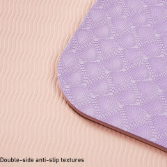 Eco Friendly Foldable Non-Slip Dynamic Rebound Grippy TPE Yoga Mat