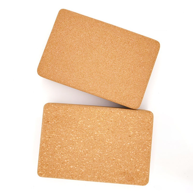 High Density Eco Friendly Non Slip Natural Cork Yoga Block