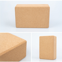 High Density Eco Friendly Non Slip Natural Cork Yoga Block