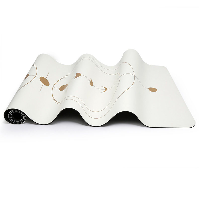 Factory wholesale custom printing sustainable non slip pu natural rubber yoga mat