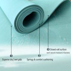 Stripy Superior Dry | Wet Grip Eco Sustainable Natural Rubber Yoga Mat