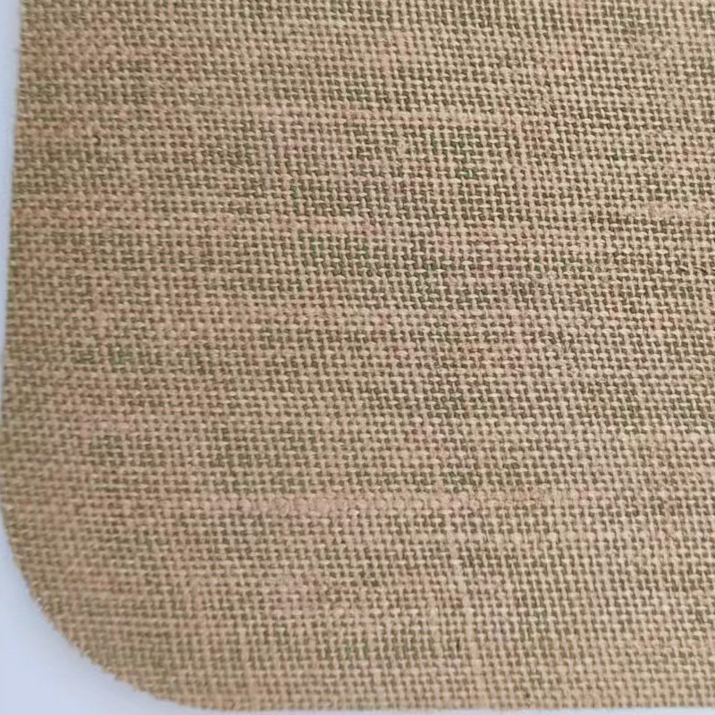 High Quality Eco Sustainable Non-Slip Jute Embedded Natural Rubber Yoga Mat