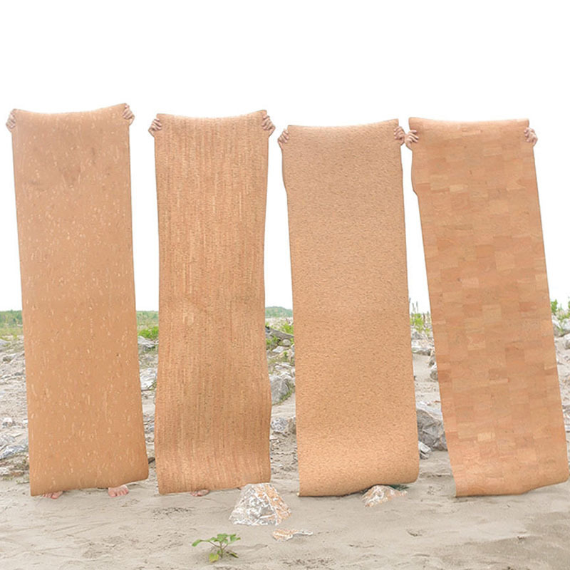 Organic Large Grain Cork & Natural Rubber Yoga Mat
