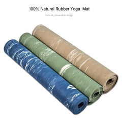 Camouflage Non-Slip 100% Natural Rubber Yoga Mat Reversible Design