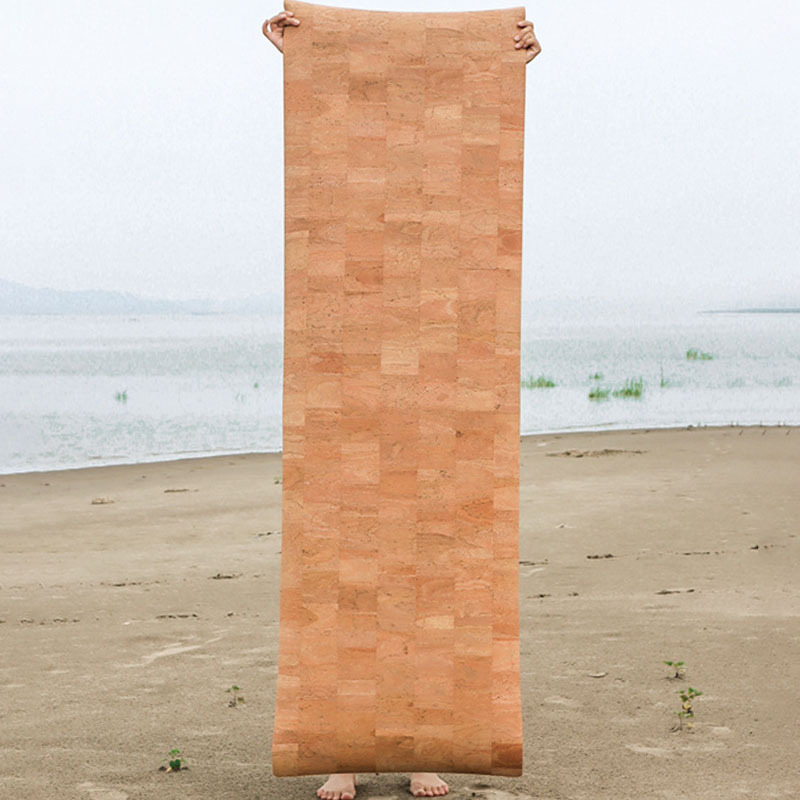 Organic Large Grain Cork & Natural Rubber Yoga Mat