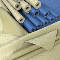 100% Natural Rubber Yoga Mat | Wood Grain Textured Quiet Luxe