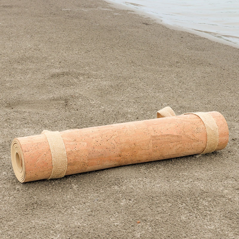 Organic Large Grain Cork & Natural Rubber Yoga Mat