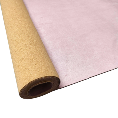 Reversible Cork & Deerskin Suede Yoga Towel | Non-Slip Sweat-Wicking PVC-Free Yoga Mat Cover