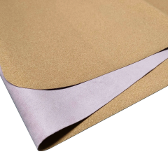 Reversible Cork & Deerskin Suede Yoga Towel | Non-Slip Sweat-Wicking PVC-Free Yoga Mat Cover