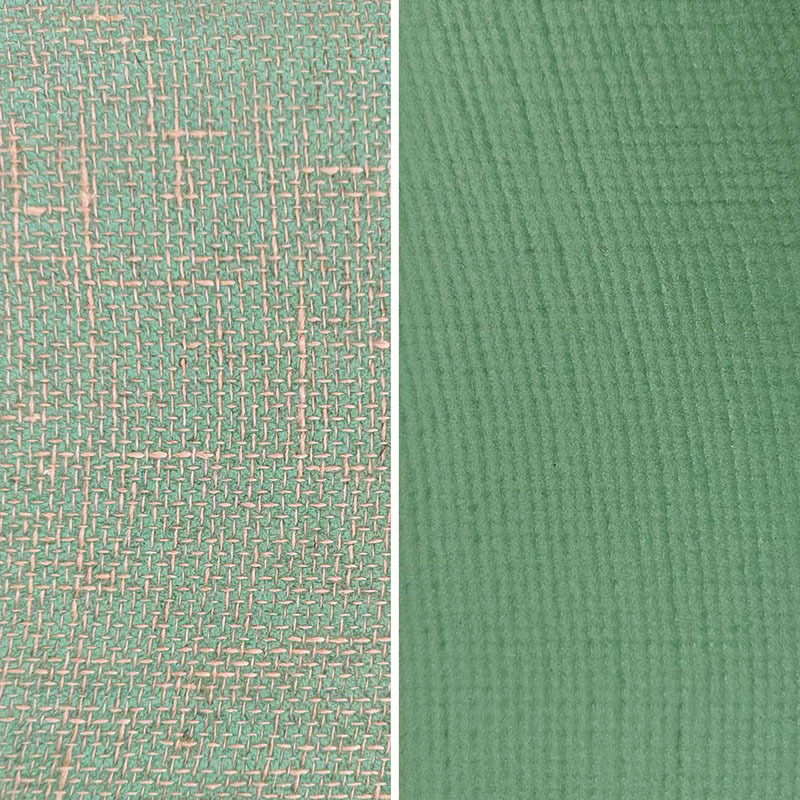 Eco Natural Jute Natural Rubber Yoga Mat, Non Slip Traction, Cushioned Support, Biodegradable Earth-Friendly