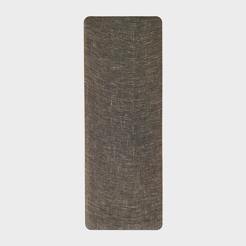 Eco Natural Jute Natural Rubber Yoga Mat, Non Slip Traction, Cushioned Support, Biodegradable Earth-Friendly