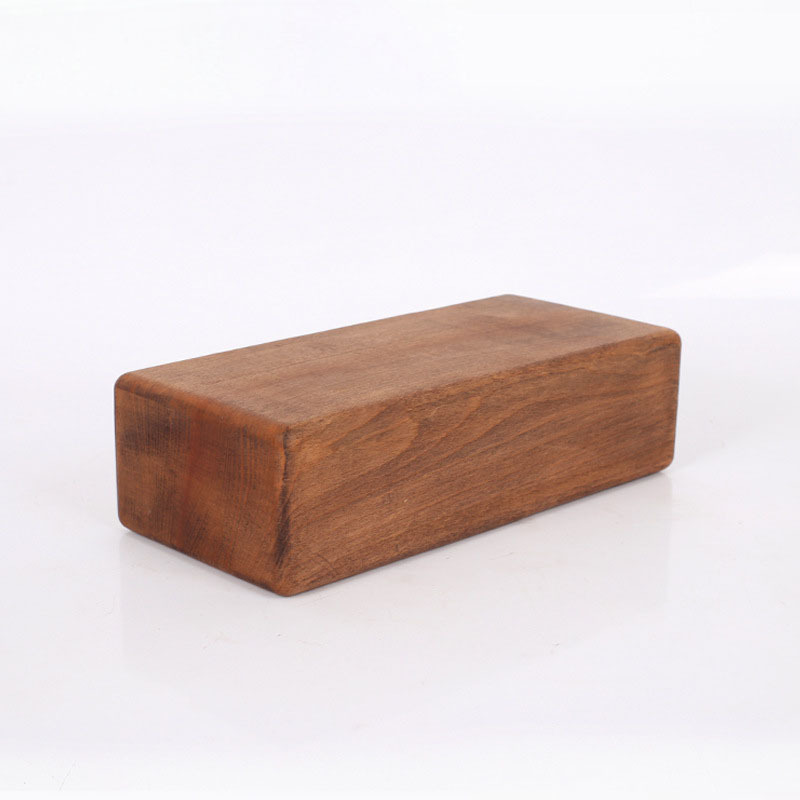 Natural Solid Beech Wood Yoga Block | Iyengar Professional Yoga Prop