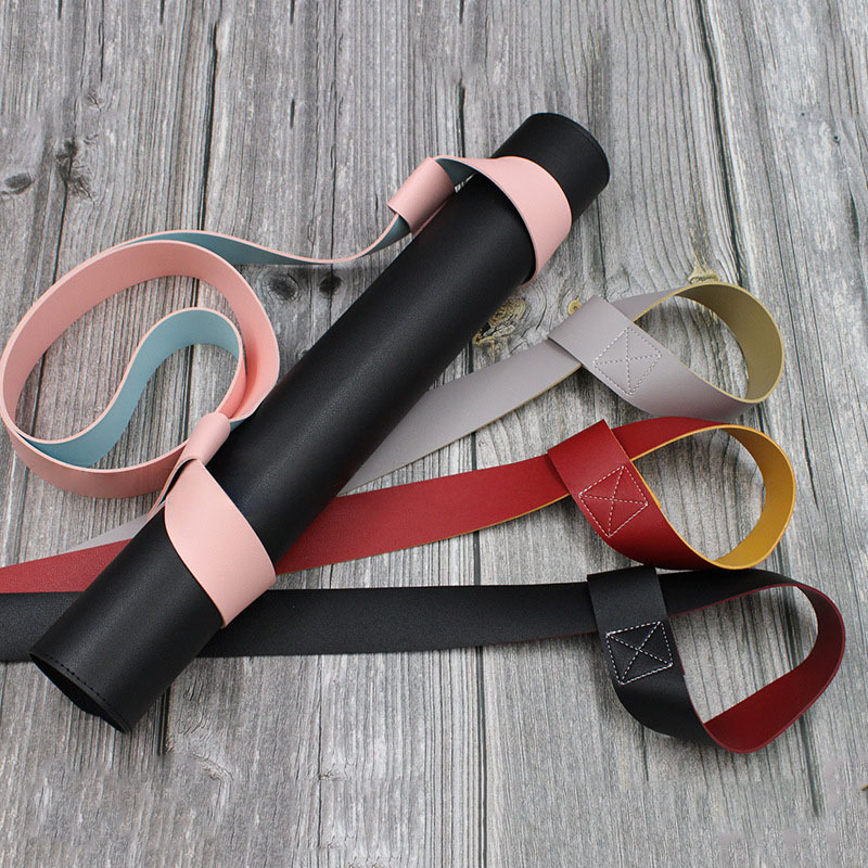 Premium Multi-Material Yoga Mat Carry Strap | Hemp · Cork · PU Leather Options
