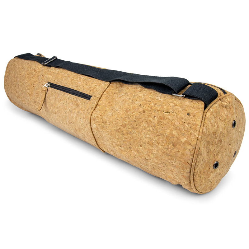 Premium Cork Yoga Bag – Eco-Friendly Mat Tote & Cylinder Storage Carrier