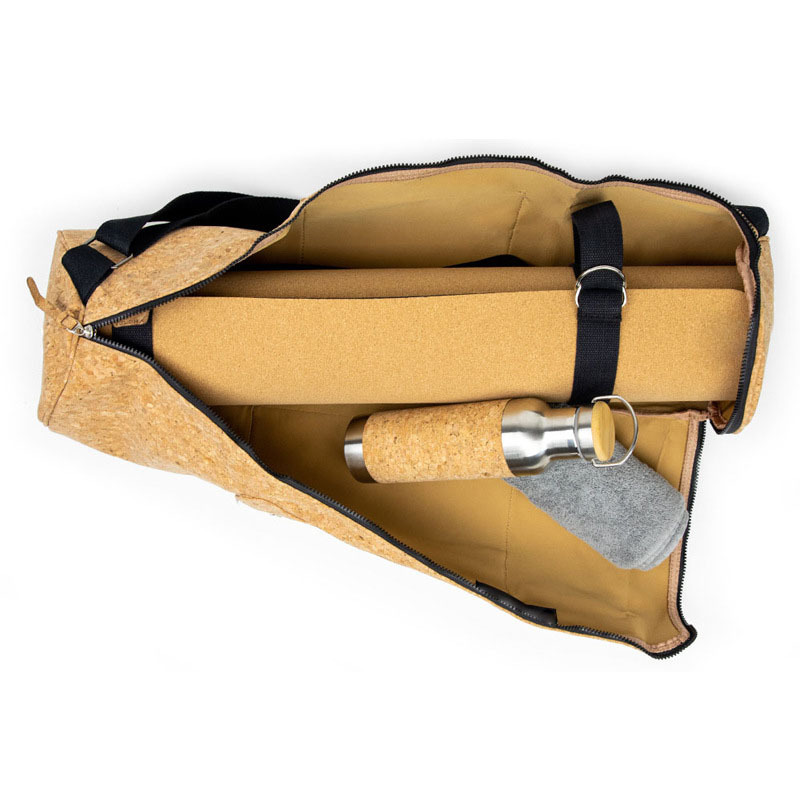 Premium Cork Yoga Bag – Eco-Friendly Mat Tote & Cylinder Storage Carrier