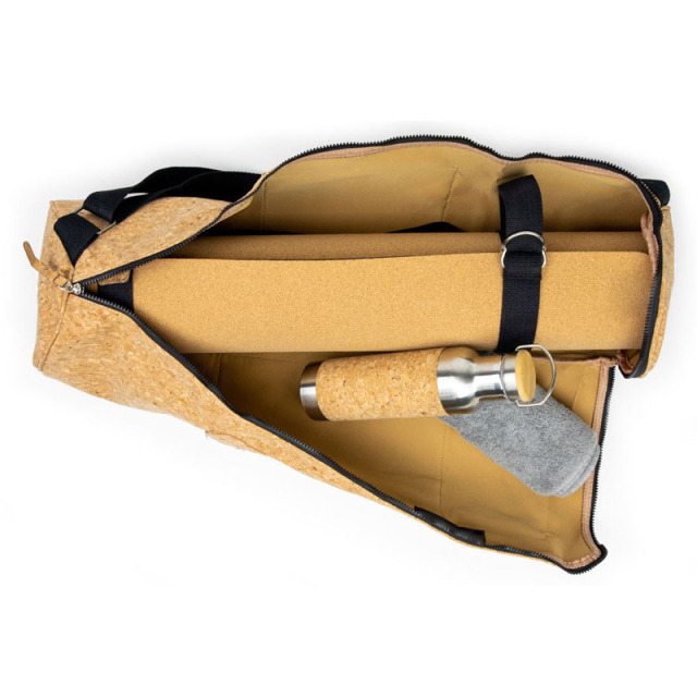 Premium Cork Yoga Bag – Eco-Friendly Mat Tote & Cylinder Storage Carrier