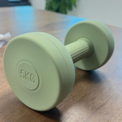Premium Silicone-Covered Steel Dumbbell | Non-Slip Grip & Floor Protection