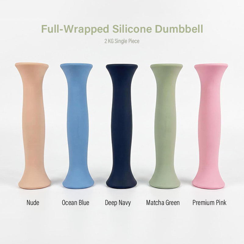 Premium Ergonomic Silicone‑Coated 2 KG Home Workout Dumbbell