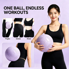 Premium Textured Eco‑Friendly Pilates Ball, Thick Non‑Slip Mini Exercise Ball