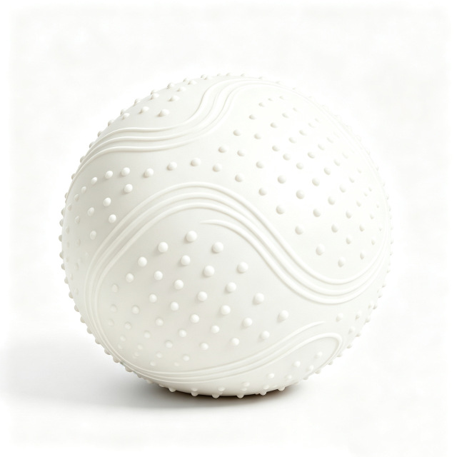 Textured Pilates Ball, Eco Burst‑Resistant Yoga Exercise Ball, Non‑Slip Massage Ball for Home Workout