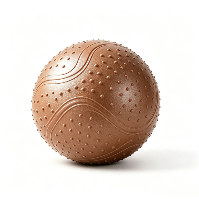 Textured Pilates Ball, Eco Burst‑Resistant Yoga Exercise Ball, Non‑Slip Massage Ball for Home Workout