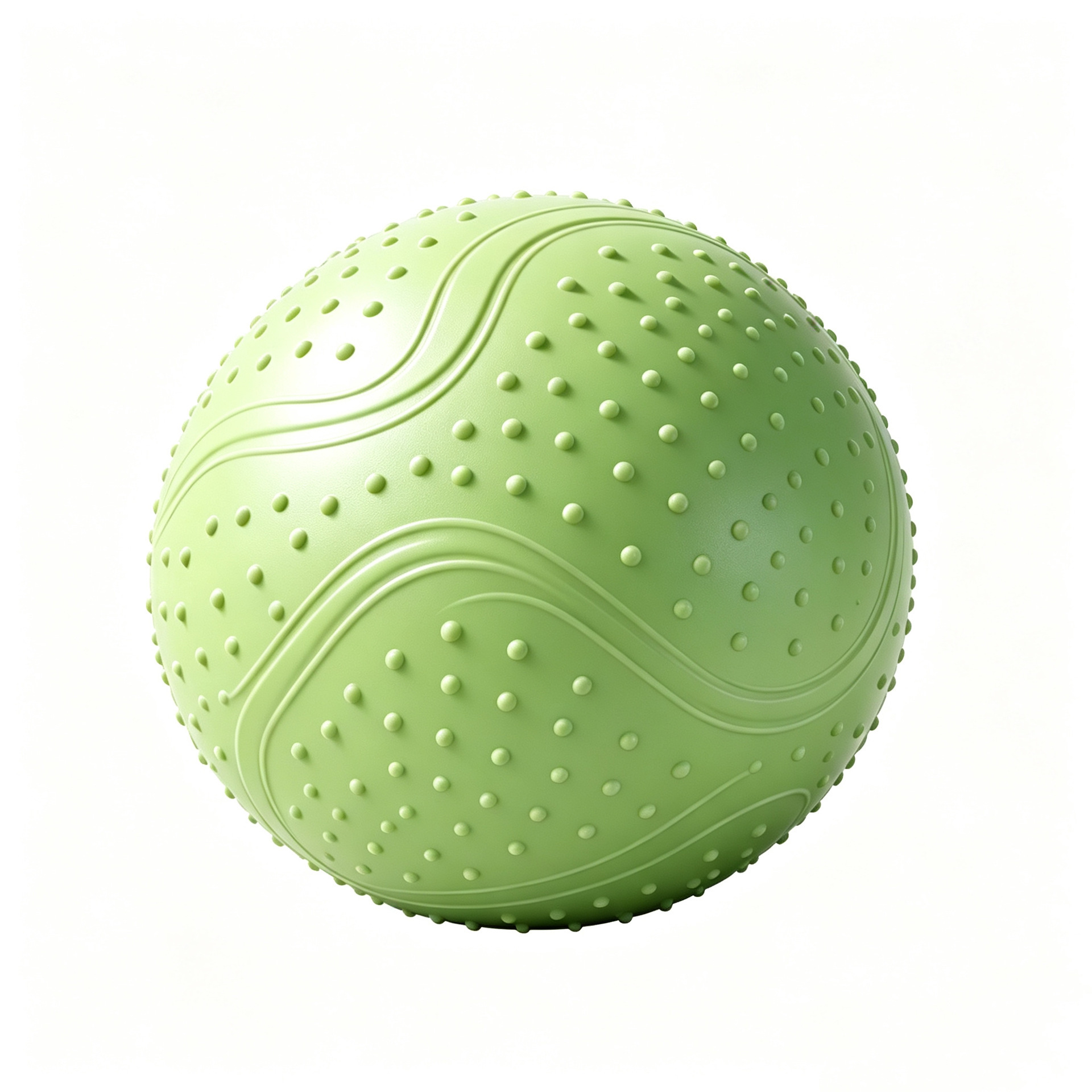 Textured Pilates Ball, Eco Burst‑Resistant Yoga Exercise Ball, Non‑Slip Massage Ball for Home Workout