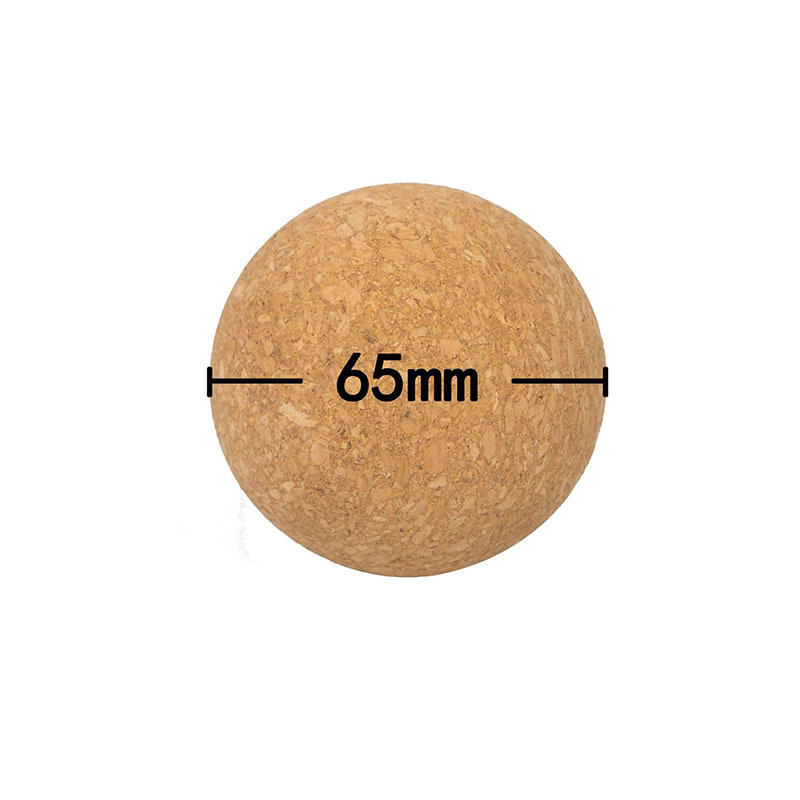 Cork Fascia Ball Natural Solid Massage Ball for Muscle Relief