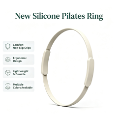 New Silicone Pilates Ring, High‑Elasticity Fitness Magic Circle, Non‑Slip Exercise Ring for Inner Thigh, Core & Home Yoga Workout
